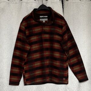 John Wayne Quarter Snap Button Sweater Timeless Classic Plaid-Men's Medium